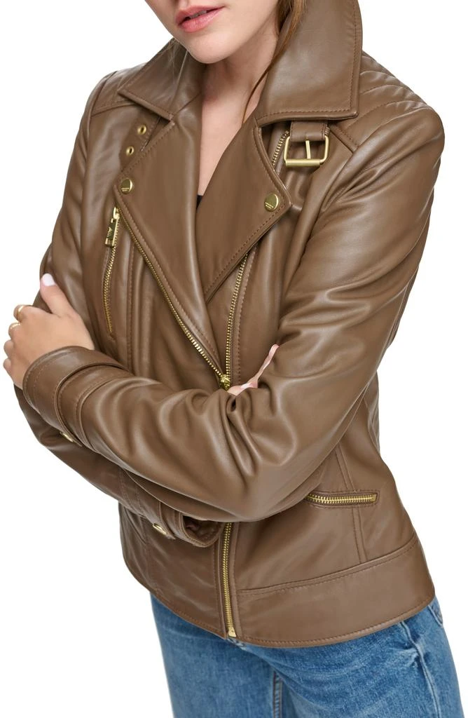 Andrew Marc Salla Leather Moto Jacket 4