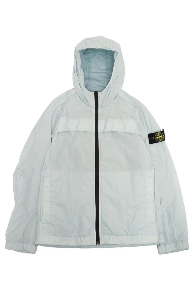 Stone Island Junior Stone Island Junior Compass Patch Hooded Jacket 1