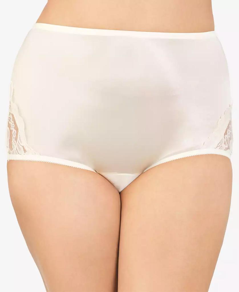 Vanity Fair Perfectly Yours® Lace Nouveau Nylon Brief Underwear 13001, extended sizes available