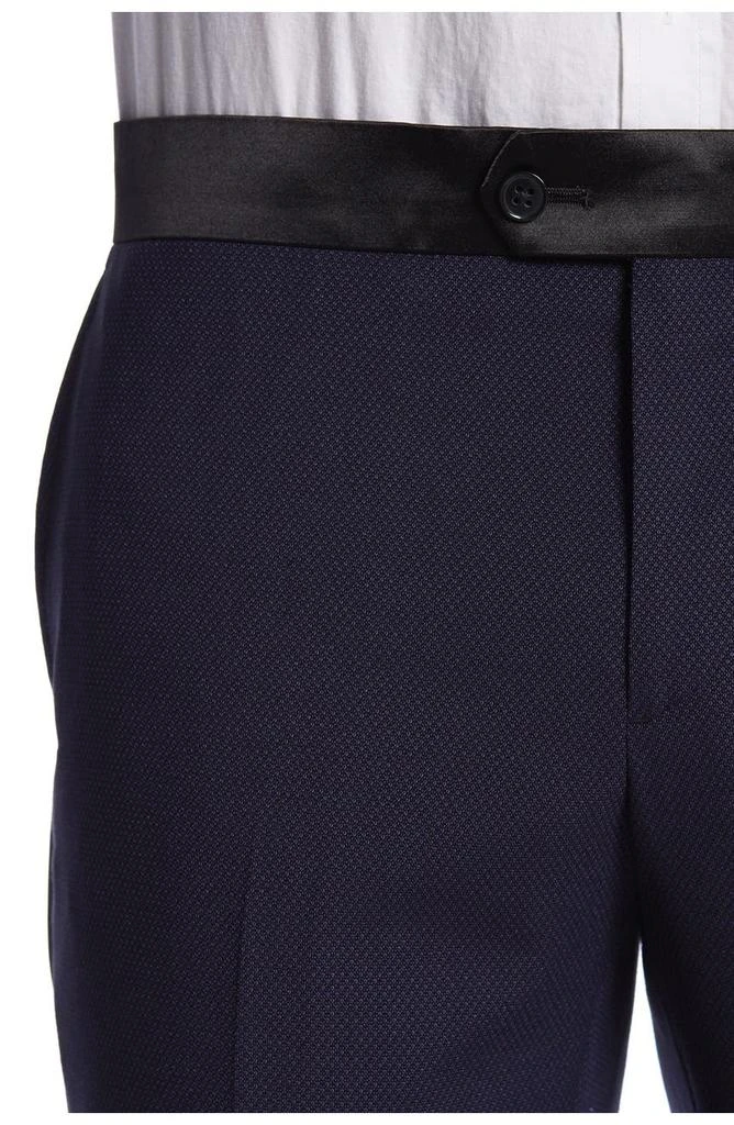 SAVILE ROW CO Essex Purple Slim Fit Tuxedo Pants - 30-34" Inseam 4