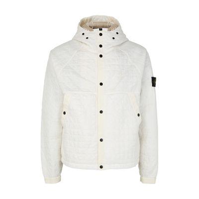 Stone Island Logo patch bomber jacket