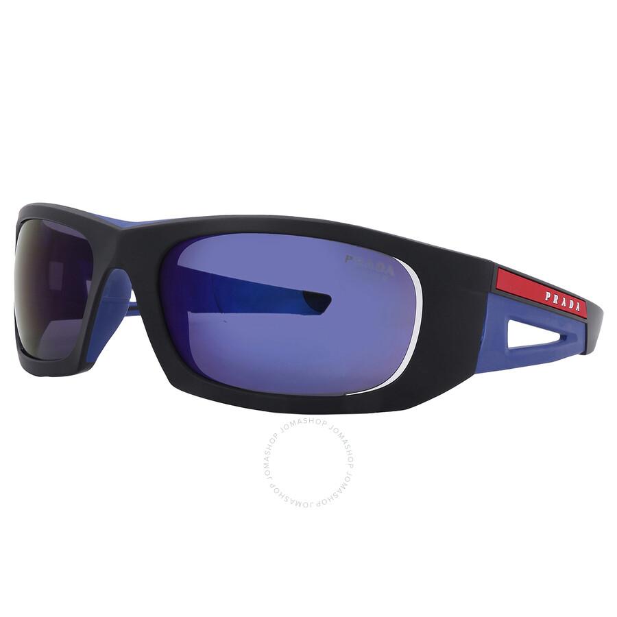 Prada Blue Multilayer Tuning Sport Men's Sunglasses PS 02YS 16G05U 59