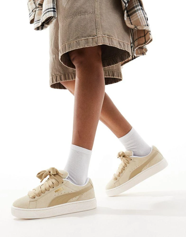 Puma Puma Suede XL trainers in tan and beige 1