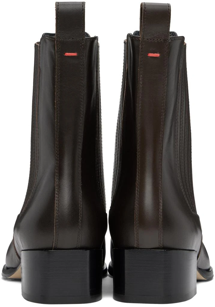 AEYDE Brown Neil Ankle Boots 2