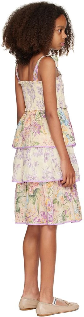 Zimmermann Kids Multicolor Halliday Dress 3