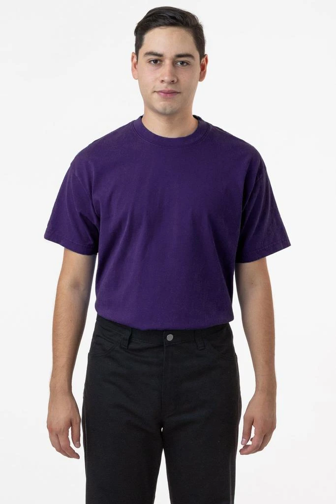 Los Angeles Apparel 1801GD - 6.5oz Garment Dye Crew Neck T-Shirt 3