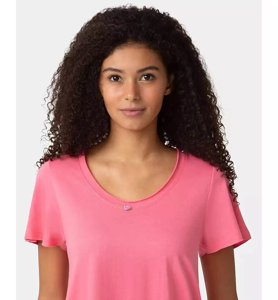 Hue Women
s Short-Sleeve Rosette Sleep T-Shirt 4