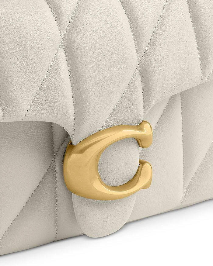 Coach Quilted Tabby Shoulder Bag 20 With Chain 8