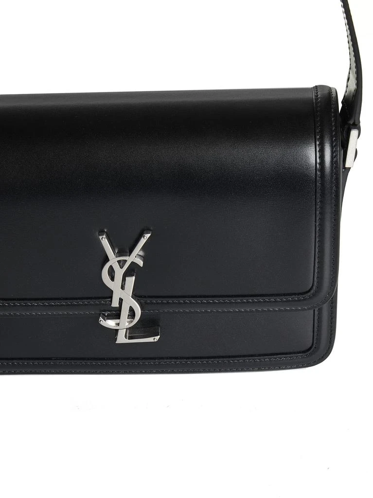 Yves Saint Laurent SAINT LAURENT | Monogram-logo leather messenger bag from SAINT LAURENT featuring black | Man | PZ 4