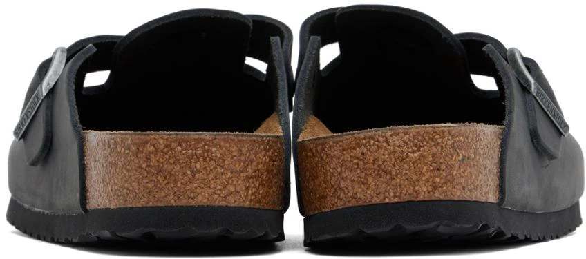 Birkenstock Black Regular Boston Slip-on Loafers 2