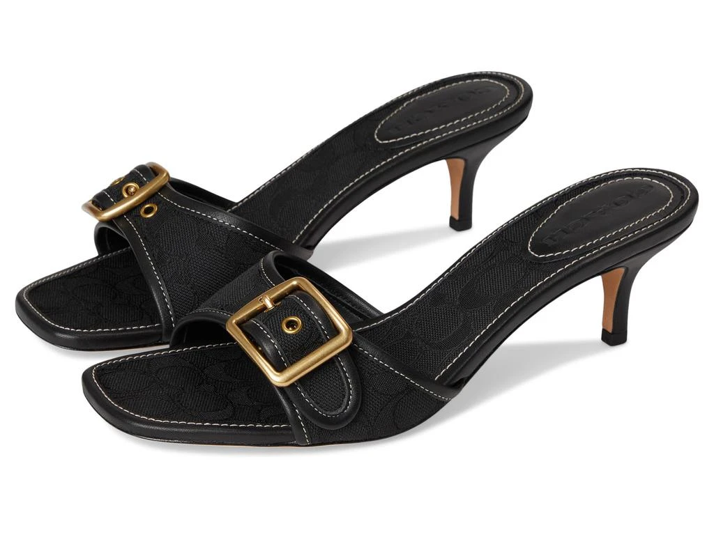 Coach Margot Sandals In Signature Textile Jacquard 1