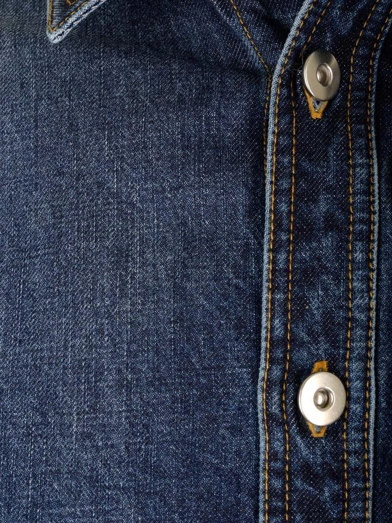 Bottega Veneta Bottega Veneta Long Sleeved Denim Shirt 5