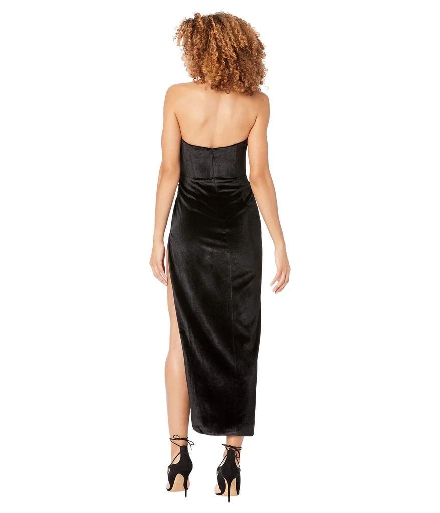 Bardot Everlasting Velour Midi Dress 2