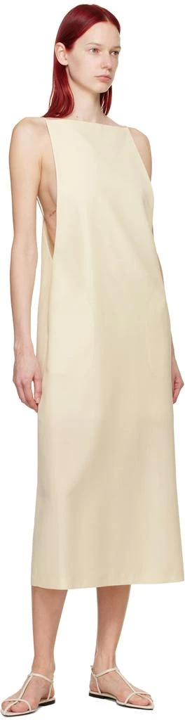 AURALEE Off-White Low Back Maxi Dress 4