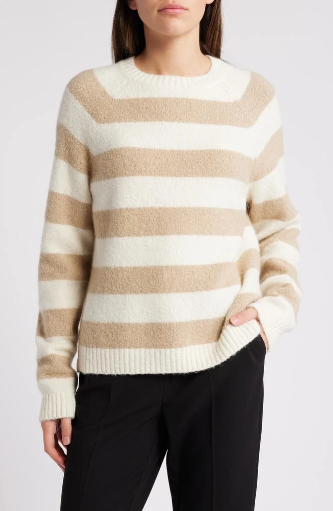 Hugo Boss Febisan Stripe Crewneck Sweater 1