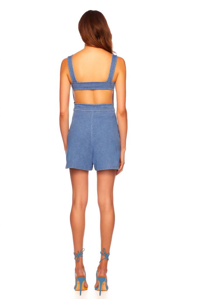 Susana Monaco Susana Monaco - Stretch Denim Apron Romper