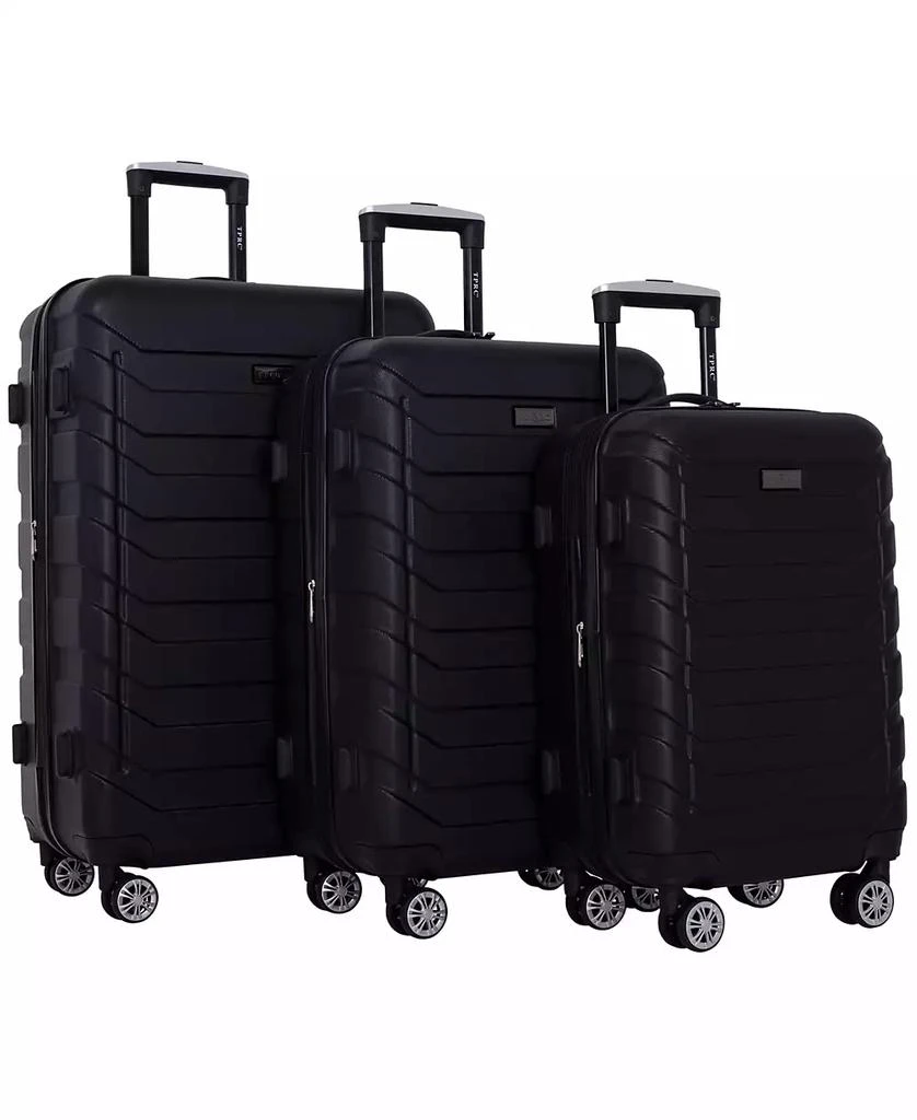 Travelers Club Madison 3-Pc Expandable Spinner Luggage Set 1