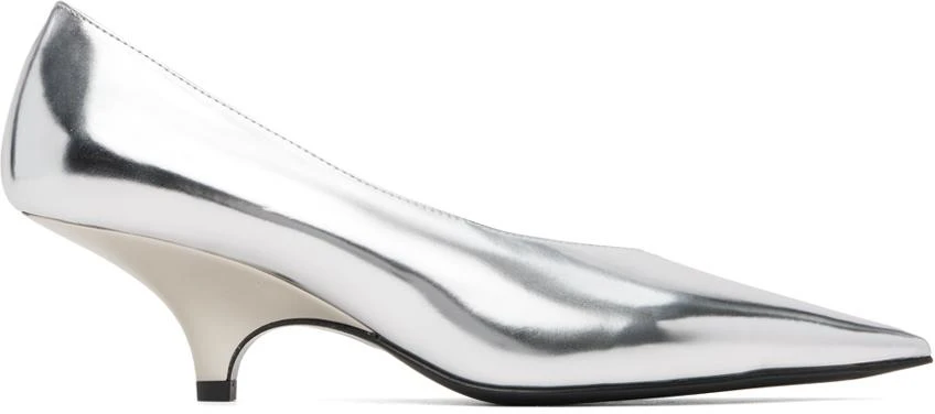 Totême Silver 'The Wedge' Heels 1