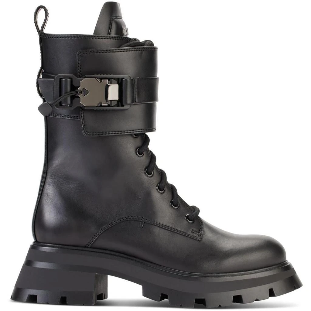 DKNY Sava Womens Magnetic Closer Lug Sole Combat & Lace-up Boots 2