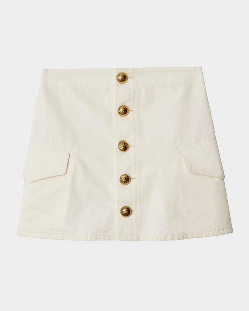 Burberry Cotton Mini Skirt 1
