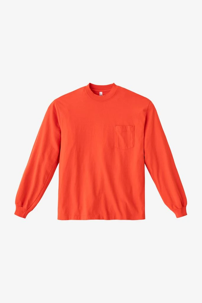 Los Angeles Apparel 1810GD - Long Sleeve Garment Dye Pocket T-Shirt 31
