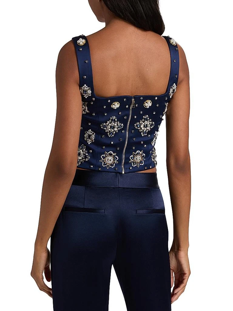 Alice + Olivia Lilianna Embellished Corset Top 5