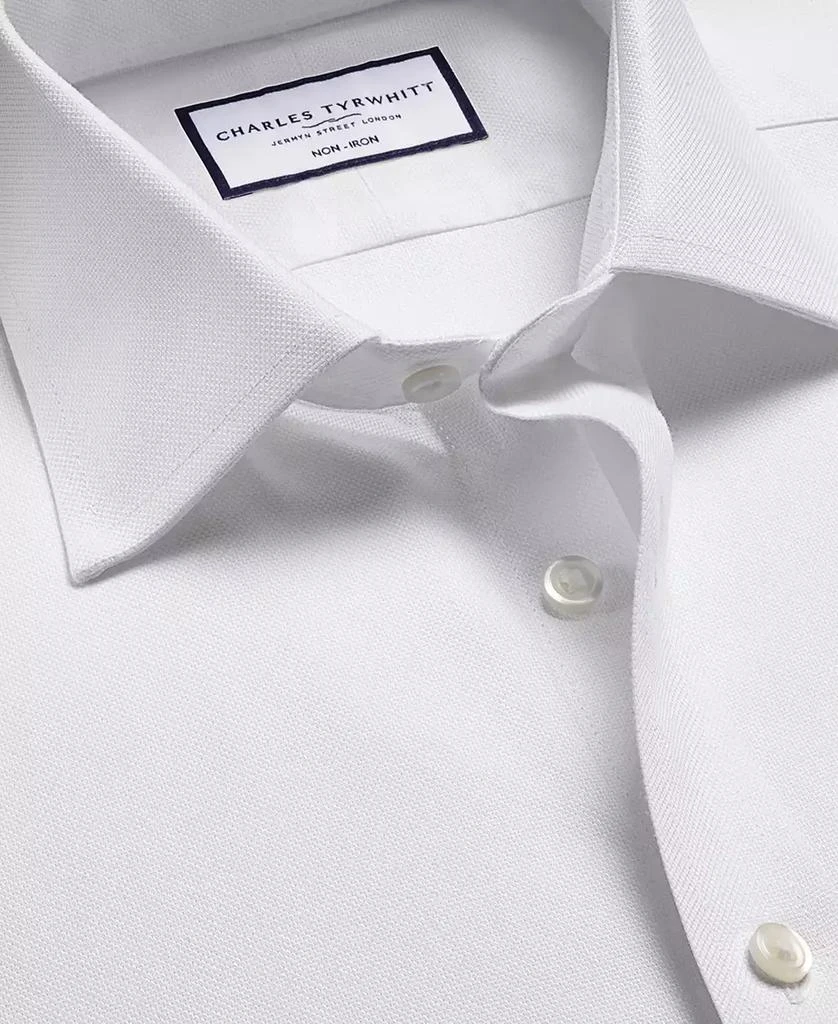 Charles Tyrwhitt Men's Slim-Fit Non-Iron Royal Oxford Dress Shirt 5
