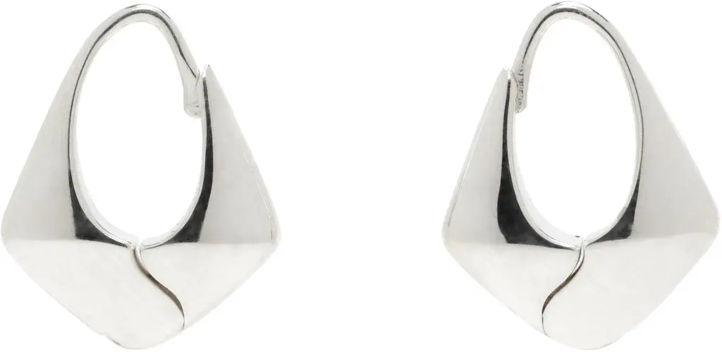 Sophie Buhai Small Pyramid Hoop Earrings
