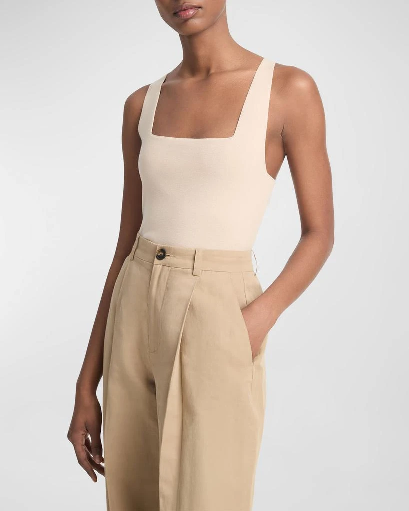 Vince Racerback Square-Neck Tank Top 1