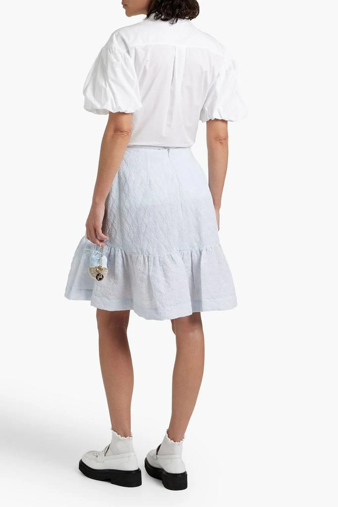 Simone Rocha Ruffled cloqué mini skirt 3