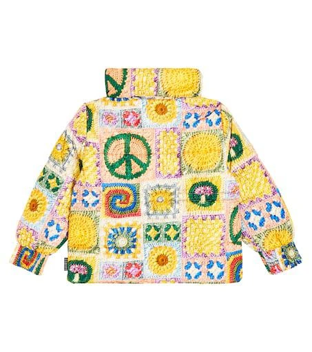 MOLO Hally crochet-print puffer coat 4