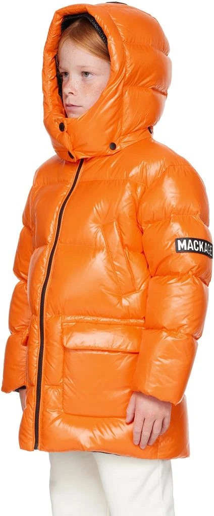 Mackage Kids Orange Kennie Down Coat 4