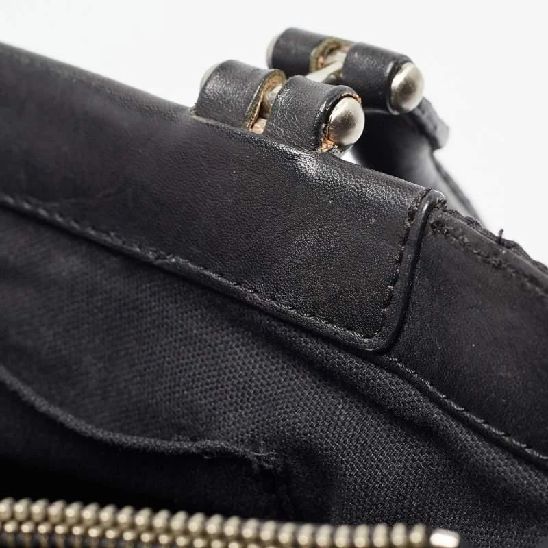 DKNY DKNY Black Monogram Canvas and Leather Tote 8