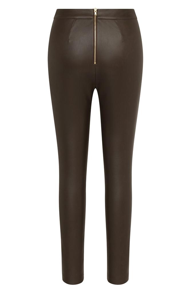 Autumn Adeigbo Emma Lace-Up Faux Leather Pants