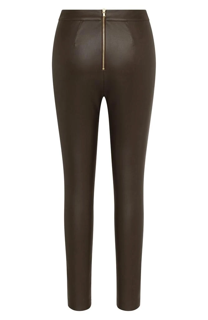 Autumn Adeigbo Emma Lace-Up Faux Leather Pants 4