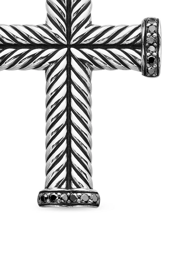David Yurman Chevron Cross Pendant in Sterling Silver 6