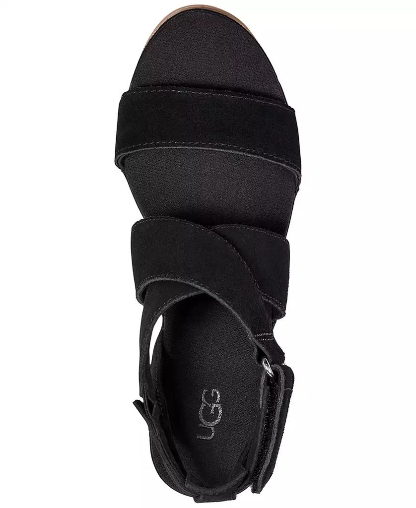 UGG Women's Ileana Ankle-Strap Espadrille Platform Wedge Sandals 4