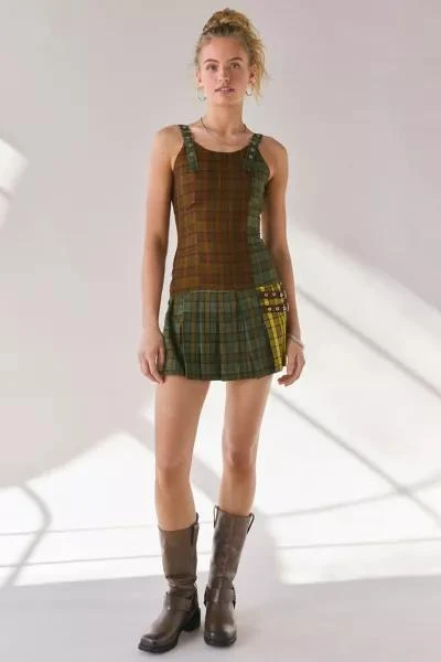 The Ragged Priest The Ragged Priest Viv Tartan Pleated Mini Dress 4