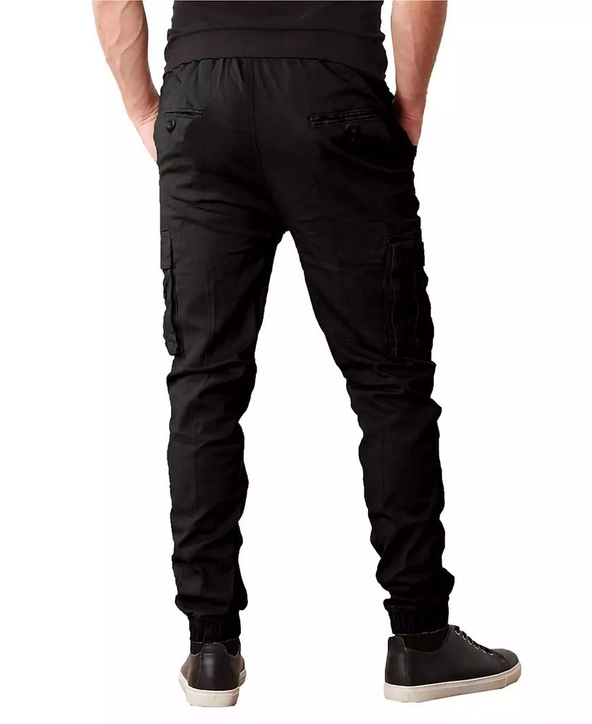 Galaxy By Harvic Men's Slim Fit Stretch Cargo Jogger Pants