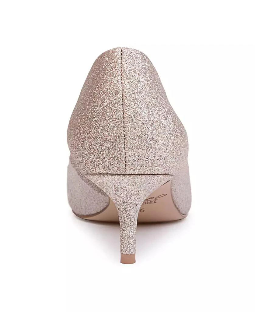 Badgley Mischka Women's Royalty Kitten Heel Evening Pumps 3