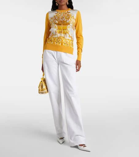 Dolce 
Gabbana Majolica silk sweater 2