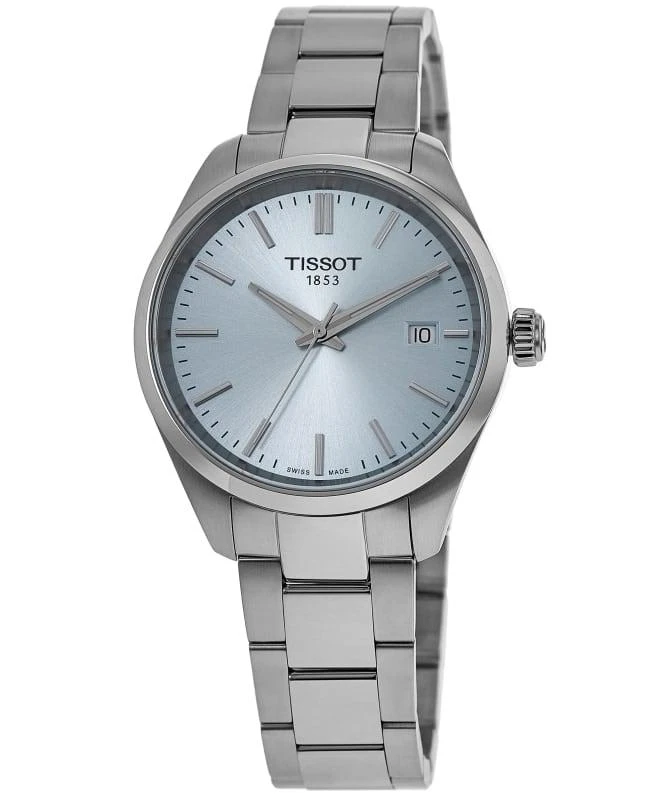 Tissot Tissot PR 100 Quartz 34mm Ice Blue Dial Steel Women's Watch T150.210.11.351.00 1