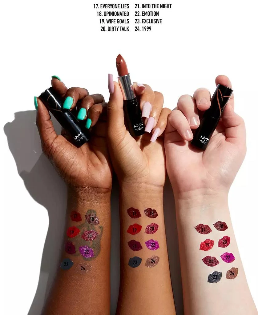 NYX Professional Makeup Shout Loud Satin Lipstick 3