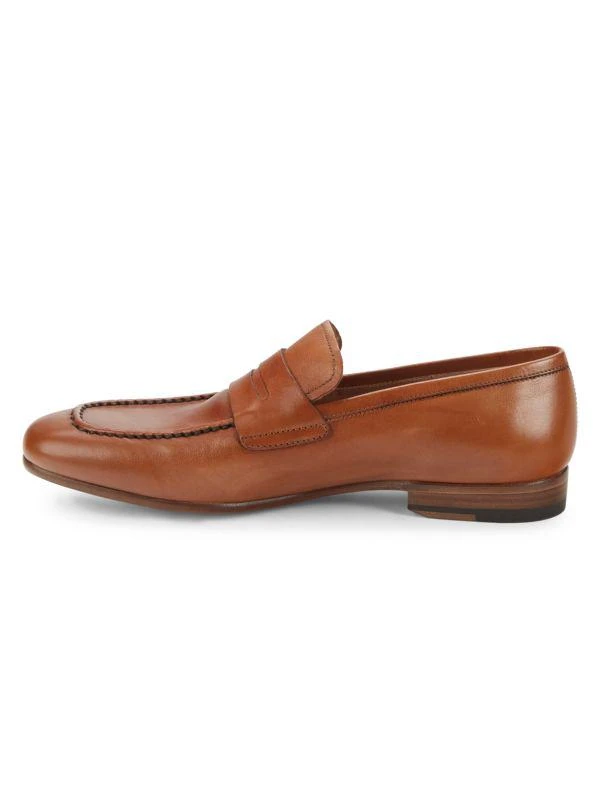Salvatore Ferragamo Leather Penny Loafers 4