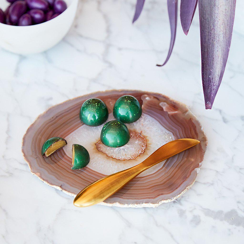 ANNA New York Ita Gemstone Cheese Plate & Spreader