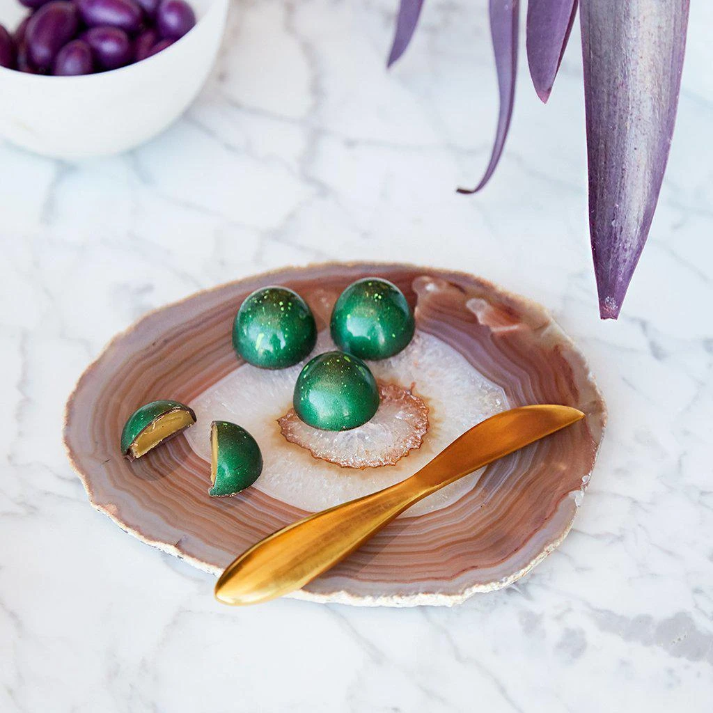 ANNA New York Ita Gemstone Cheese Plate & Spreader 2