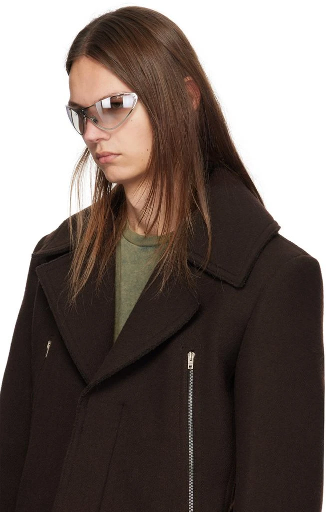 Acne Studios Silver Metal Frame Sunglasses 4
