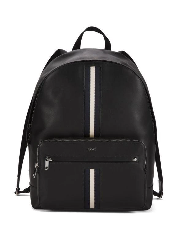 Bally Harys Logo Leather Backpack 1