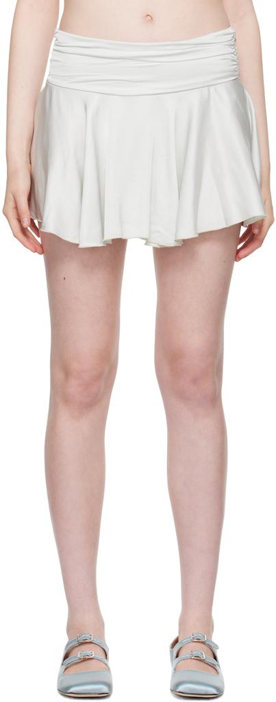 GIMAGUAS ホワイトSwan ミディアムスカート Gimaguas White Swan Midi Skirt - Dresses & Skirts - BeyondStyle