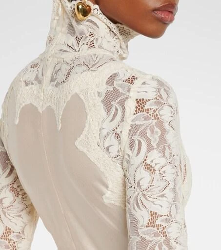 vintage wedding dresses long sleeve lace Sheath High Neck Long Sleeves Lace Wedding Dresses SW529